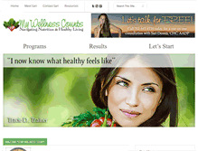 Tablet Screenshot of mywellnesscounts.com